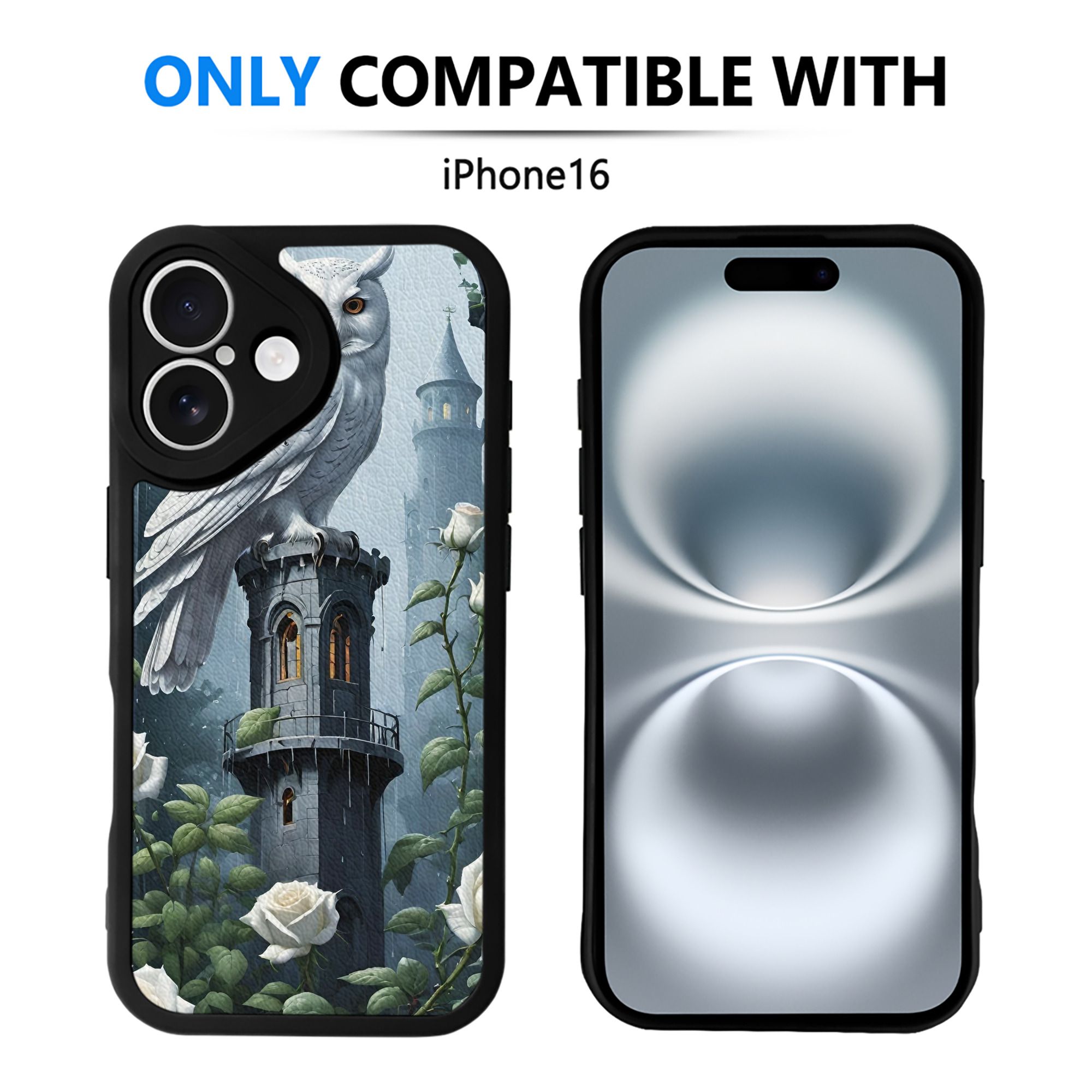 （画像用） Harry Potter ハリー・ポッターシリーズ 【iPhone 16シリーズ対応】シリコンスマホケース（レザー調） 材質：シリコン